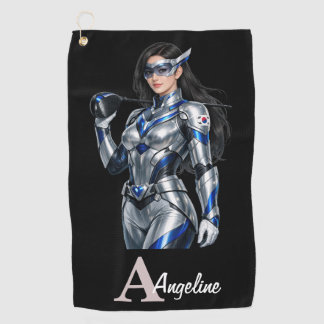 Personalized Superhero Golf Towel