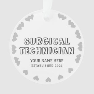 Personalized Surgical Technician Ornament