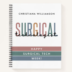 Personalized Surgical Technologist Week OR Tech Notebook