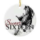 Personalized Sweet 16 Galloping Horse Christmas