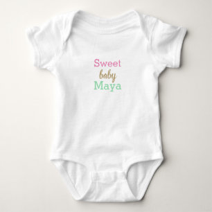 PERSONALIZED SWEET BABY one-piece Bodysuit