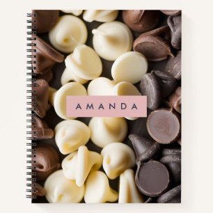 Personalized Sweet Chocolate Chip Notebook