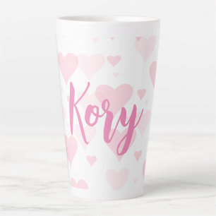 Personalized Sweet Heart Valentine Day Latte Mug