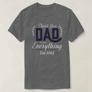 Personalized T-shirt for dad with children's names