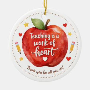 Personalized Teacher Appreciation Ornament