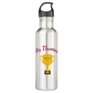 Personalized teacher gift, Best teacher ever 710 Ml Water Bottle