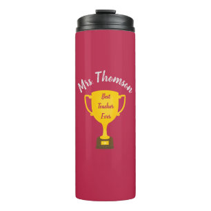 Personalized teacher gift, Best teacher ever Thermal Tumbler