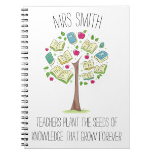 Personalized Teacher Gift Note Book