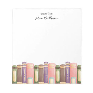 Personalized Teacher Notepad