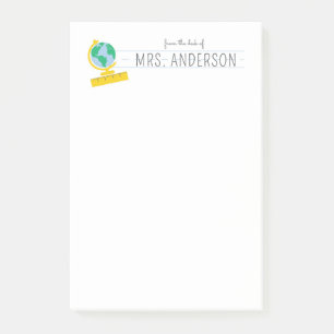 Personalized Teacher Notepad Appreciation Gift