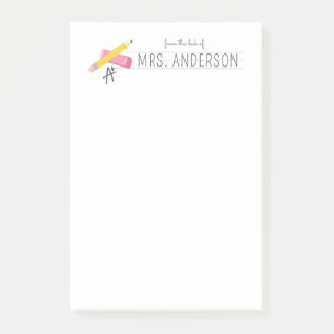 Personalized Teacher Notepad Appreciation Gift