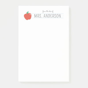 Personalized Teacher Notepad Appreciation Gift
