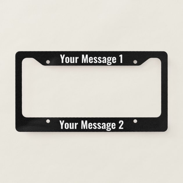 free printable license plate frames template