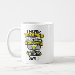 Personalized Tennis Love Happy Tennis Day Coffee Mug