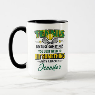 Personalized Tennis Love Happy Tennis Day Mug