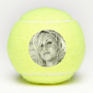Personalized  Tennis Team Photo Balls