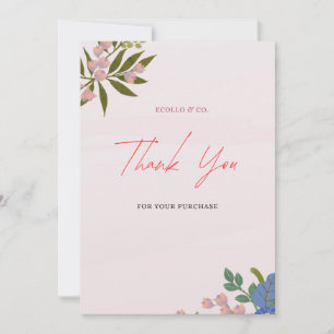 Personalized Thank You Note with Custom MESSAGE Card