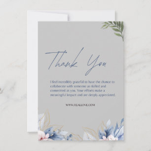 Personalized Thank You Note with Custom MESSAGE Card