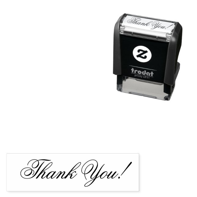 Personalized Thank You Self Inking Stamp (In Situ)