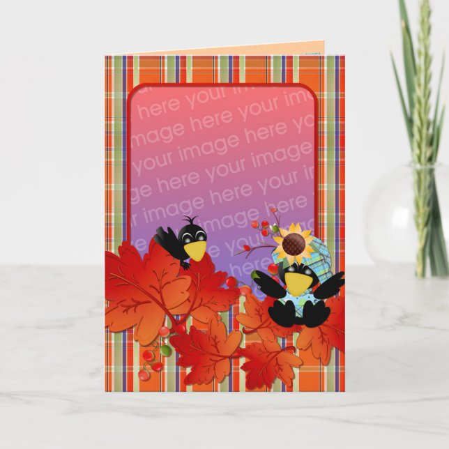 Personalized Thanksgiving Photo Cards (Front)