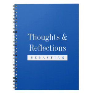 Personalized Thoughts & Reflections Notebook 