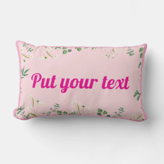 Personalized Throw Pillow for Home and Bedroom