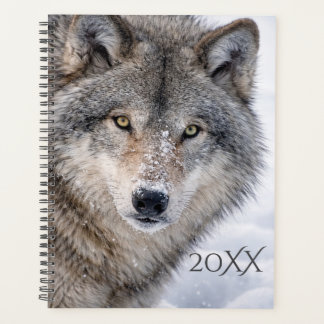 Personalized Timber Wolf Planner
