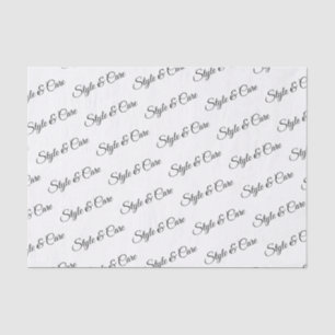 Personalized Tissue Paper with Name Pattern Print