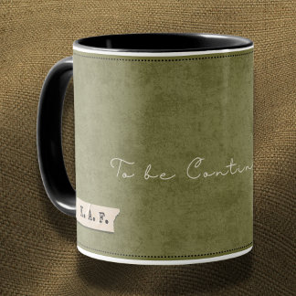 Personalized "To Be Continued" Forest Storyteller Mug