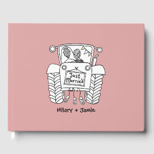 Personalized Tractor Country Farm Wedding Guest Book