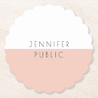 Personalized Trendy Modern Elegant Simple Template