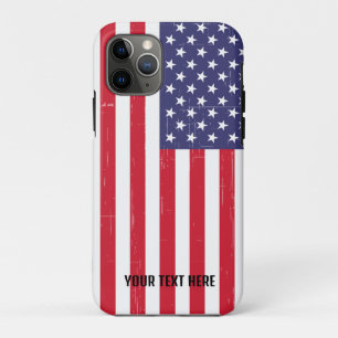 Personalized Trendy USA Flag Case-Mate iPhone Case