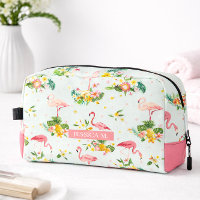 Personalized Tropical Flamingo Pink Beach Vibes