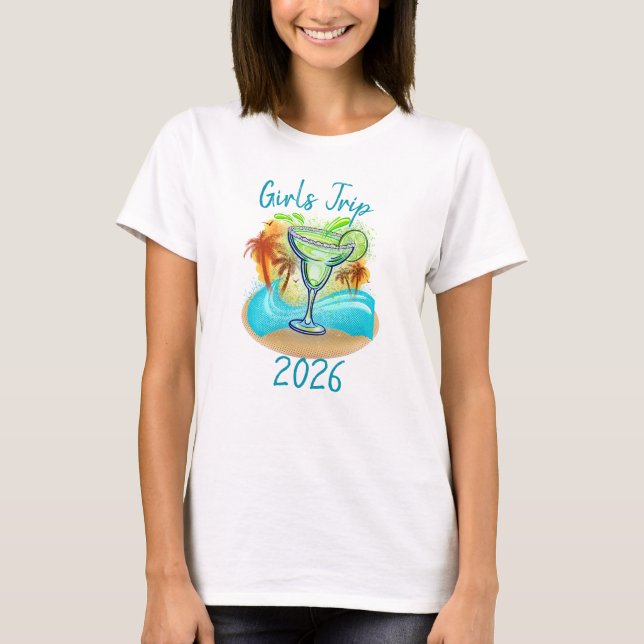 Personalized Tropical Island T-Shirt (Front)