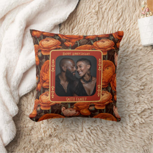 Personalized True Love5Th Anniversary Throw Pillow
