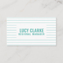 Personalized "Turquoise Strips" (American)