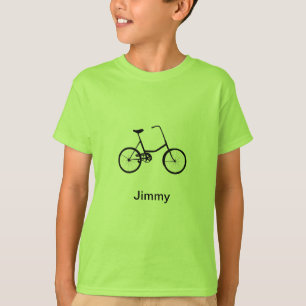 Personalized Two Wheel Bicycle  T-Shirt