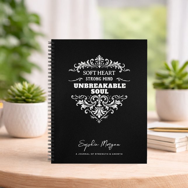 Personalized Unbreakable Soul Spiral Notebook (Creator Uploaded)
