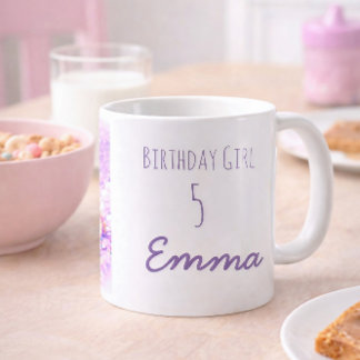 Personalized Unicorn Birthday Girl Mug Unicorn🦄