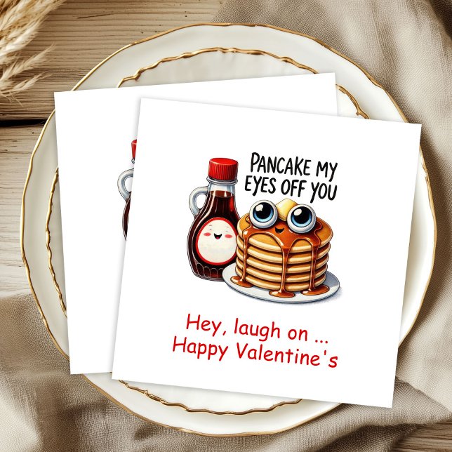 Personalized Valentine Napkins Funny Snacks (Personalized Valentine Napkins Funny Snacks)