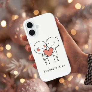 Personalized Valentine’s Couple Matching  iPhone 16 Case