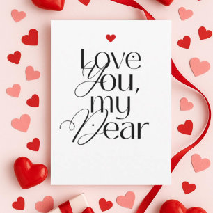 Personalized Valentine’s Day Card with Photo pink