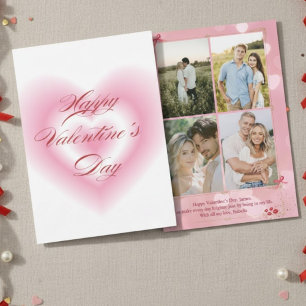 Personalized Valentine’s Day Card with Photo   Rom