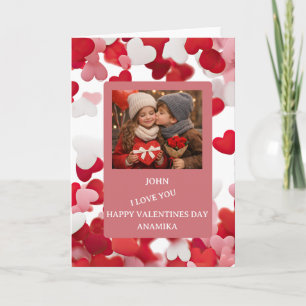 Personalized Valentine’s Day Greeting Card & Photo