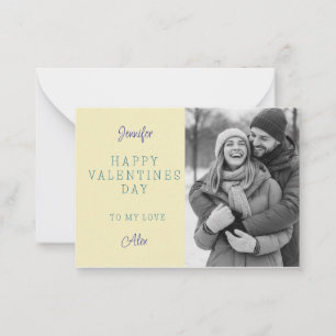 Personalized Valentine’s Day Photo Card