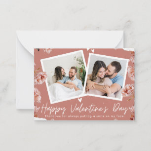Personalized Valentine’s Day Photo Card Custom C