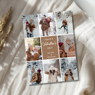 Personalized Valentine’s Day Photo Collage Card