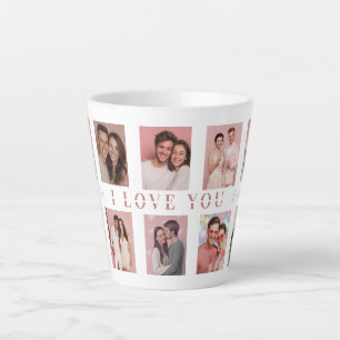 Personalized Valentine's Day Latte Mug Photos