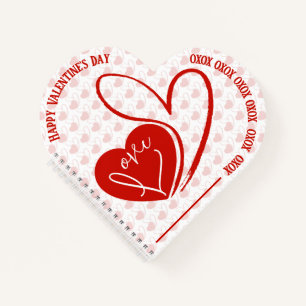 Personalized Valentine's Day Love Notebook