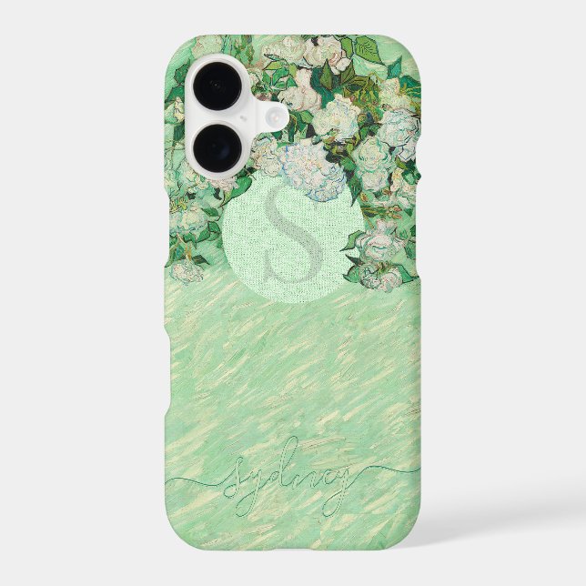 Personalized Van Gogh Roses Case-Mate iPhone Case (Back)